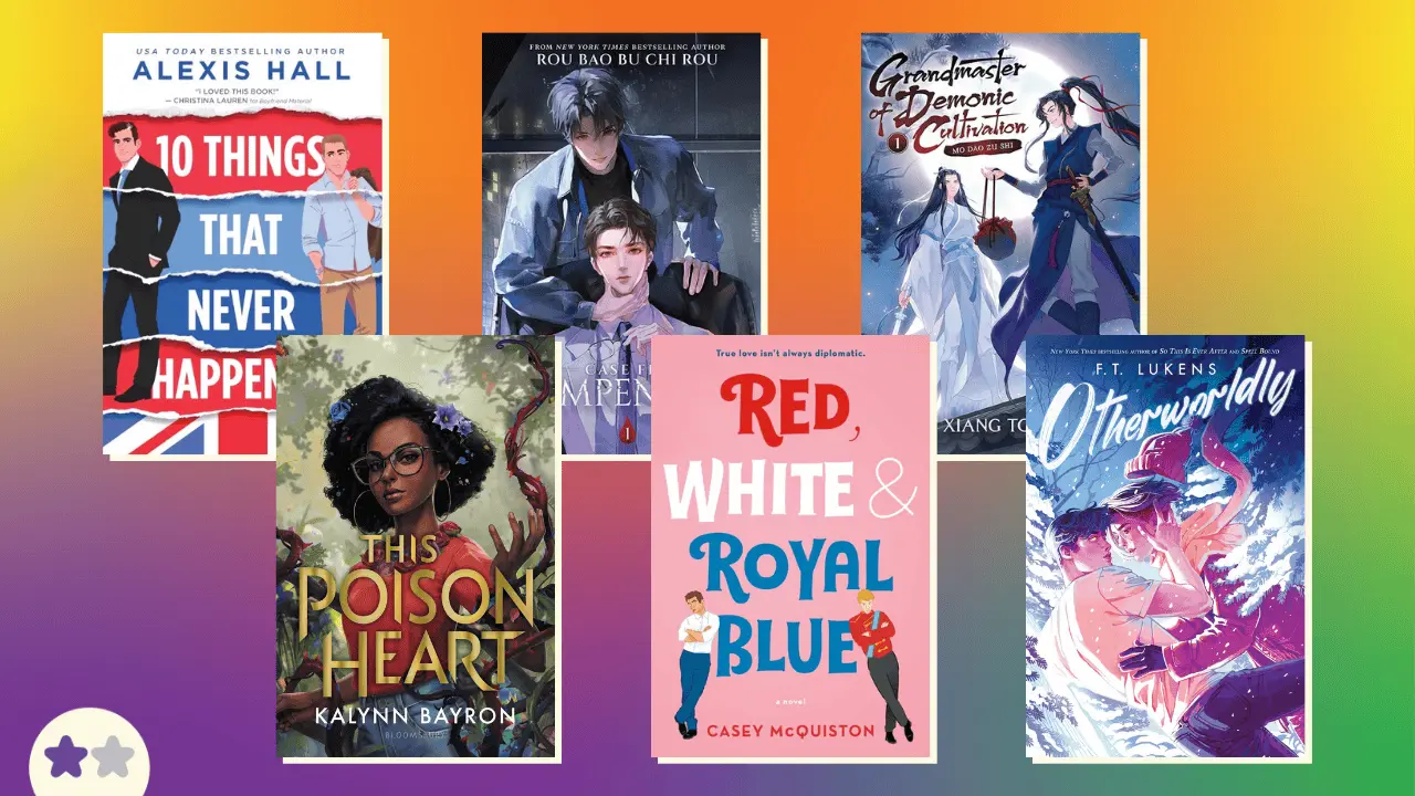 🌈 Six LGBTQ+ Book Recommendations for Every Color of the Flag